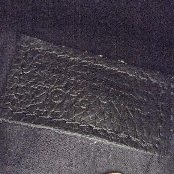 Anna Paola Made In Italy Black Leather Bucket Bag Gold Accents Purse Handbag - Picture 3 of 7